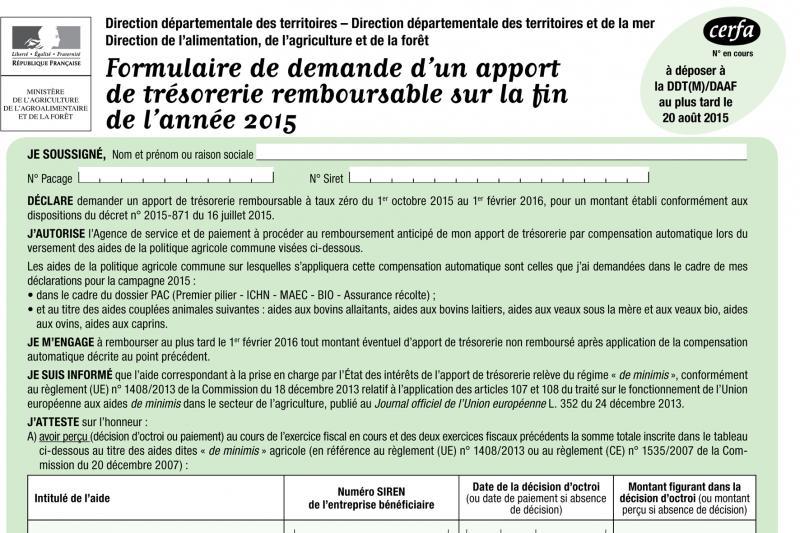 Aides PAC faites votre demande de versement avant le 20 août ! Paysan Tarnais