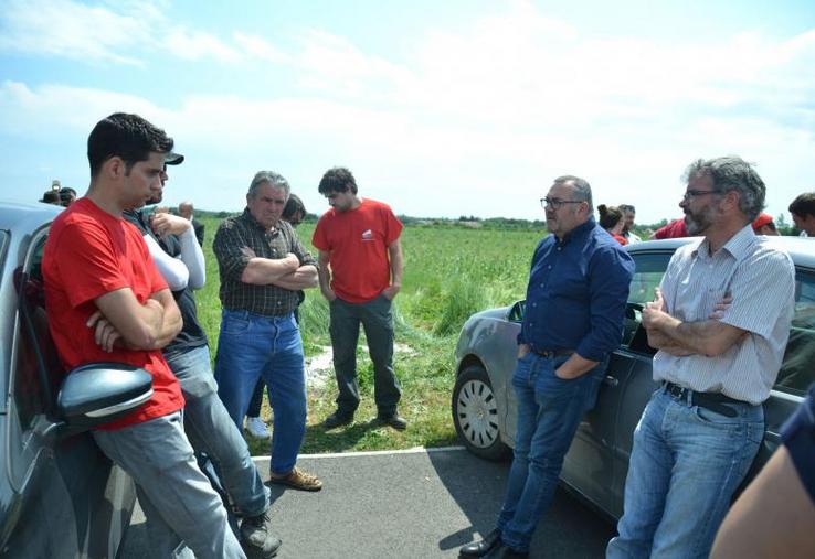 Les Jeunes agriculteurs face aux élus de Gaillac.