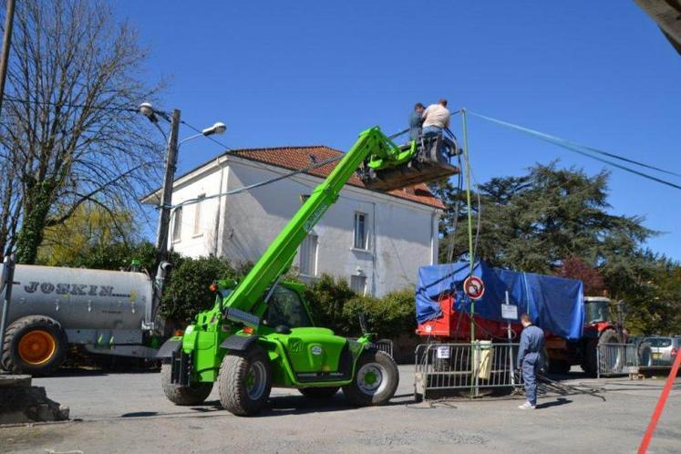 Les gradins du ring