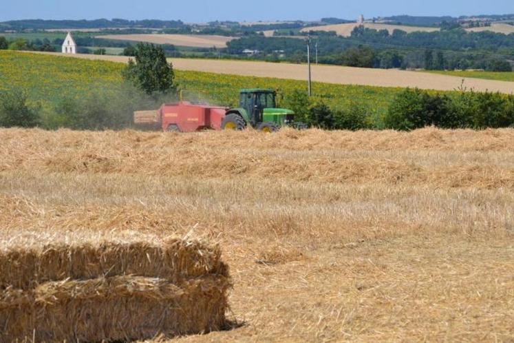 Le pressage avec le canton d'Alban