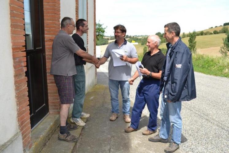 Premier groupe de parcelles bouclé !