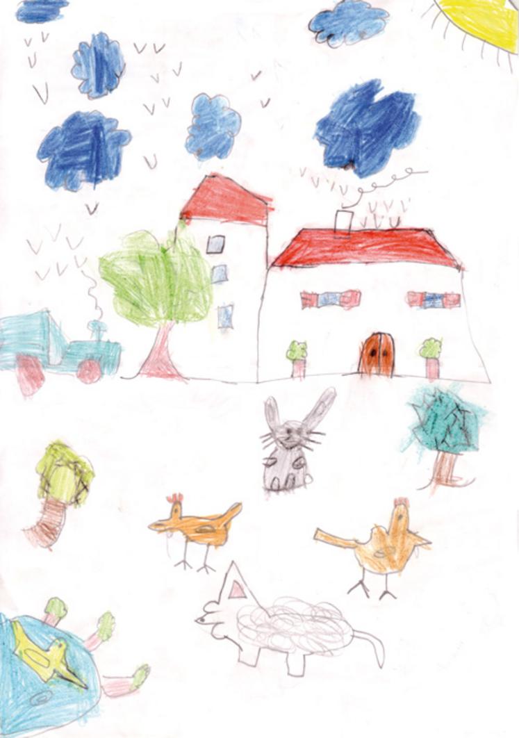 Coup de coeur "la ferme des animaux" : Léa, 7 ans, d'Arthès