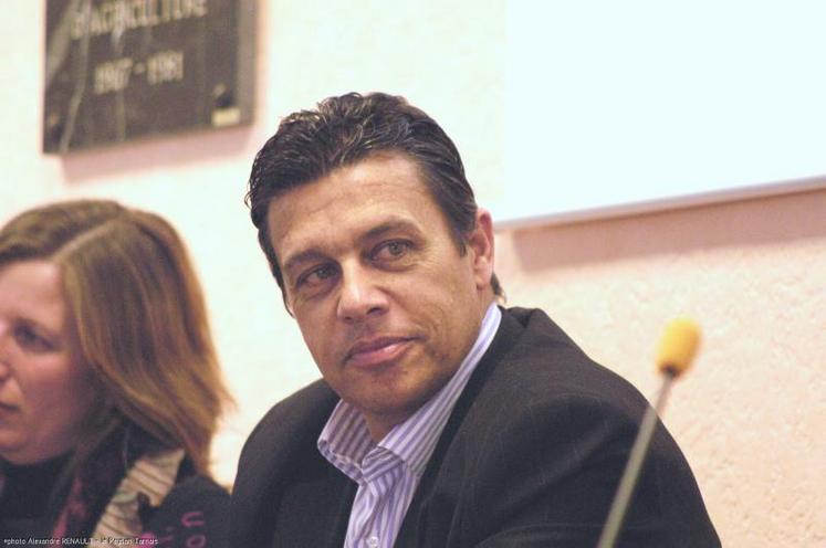Xavier Beulin était l'invité de l'assemblée générale de la FDSEA du Tarn en mars 2010 à Albi