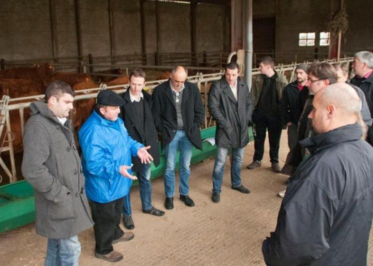 Visite de l'exploitation de Francis Rouquette