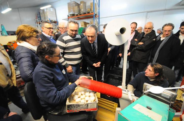 Dernière visite à la coopérative Alinéa à Lautrec.