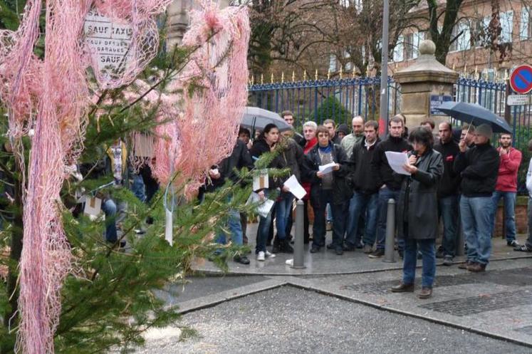 Les femmes de la vallée du Tescou s’étaient jointes au rassemblement du 19 décembre à Albi pour apporter des témoignages de ras le bol.