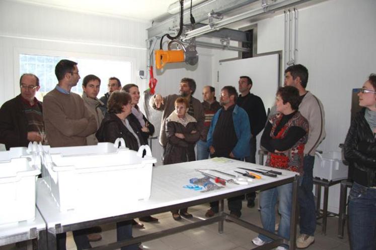 L’assemblée générale de l’Atag a été l’occasion de présenter l'atelier de découpe «Le fermier», à Castelnau-de-Brassac.