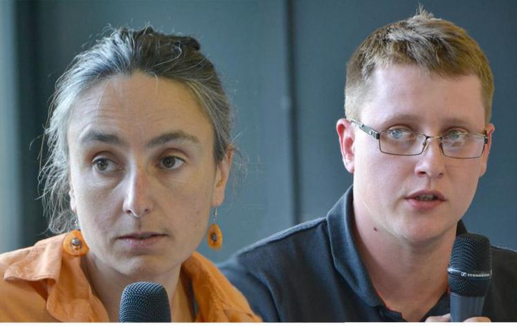 Sandrine Miot et Marius Boutonnet ont témoigné de leur expérience de nouvel installé lors de la session.