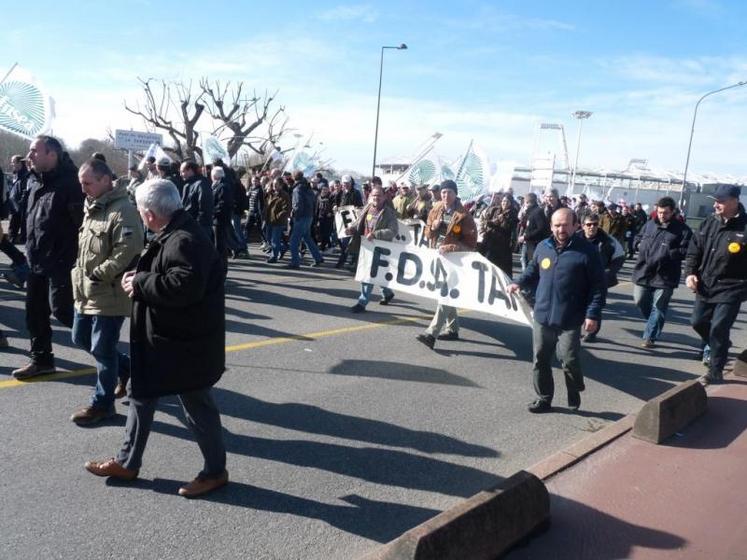 Manifestation FDSEA / JA du 14 février à Toulouse