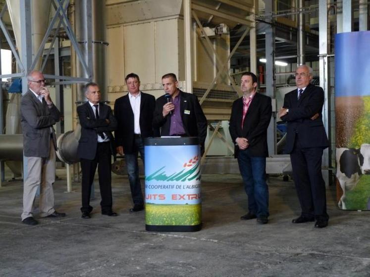 Mardi 19 juin, le Grenier coopÃ©ratif de lâ€™Albigeois inaugurait son unitÃ© dâ€™extrusion sur le site de Saint-JuÃ©ry.