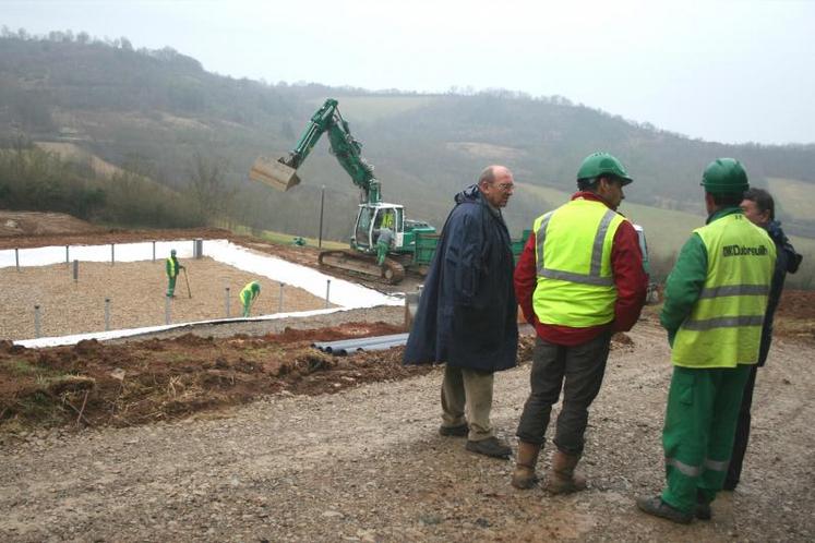 La station d'épuration à filtration de roseaux planté devrait entrer en service au mois de mai prochain.