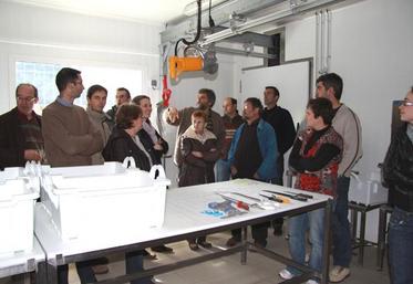 L’assemblée générale de l’Atag a été l’occasion de présenter l'atelier de découpe «Le fermier», à Castelnau-de-Brassac.