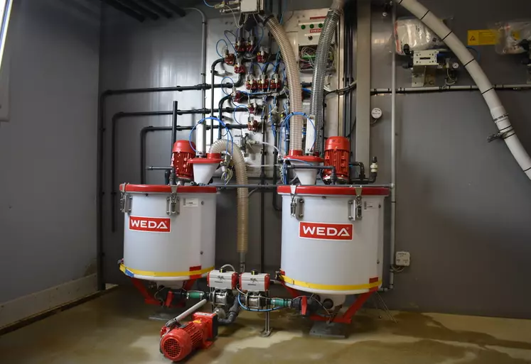 La machine à lait Weda est très répandue en Allemagne, au Danemark et aux Pays-Bas.