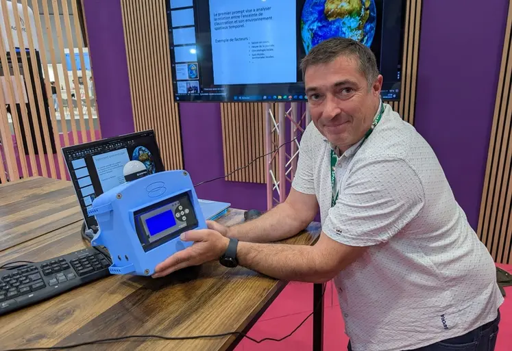 <em class="placeholder">Patrice Monot, directeur commercial Calopor. « L&#039;éleveur peut également intervenir sur le niveau d&#039;intervention de ce dispositif spécifique. »</em>