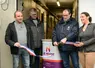 <em class="placeholder">Inauguration du nouvel engraissement du lycée Le Nivot en présence (de gauche à droite) de Daniel Coquil, responsable de l'atelier, Ronan le Menn, membre du conseil ...</em>