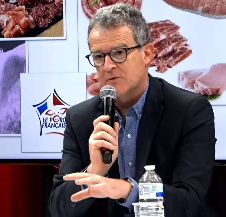 Patrick Le Foll, directeur de Fipso. « Les porcs mâles entiers ne sont pas compatibles avec la production de jambons sec et de viande fraîche de qualité. » © D. Poilvet