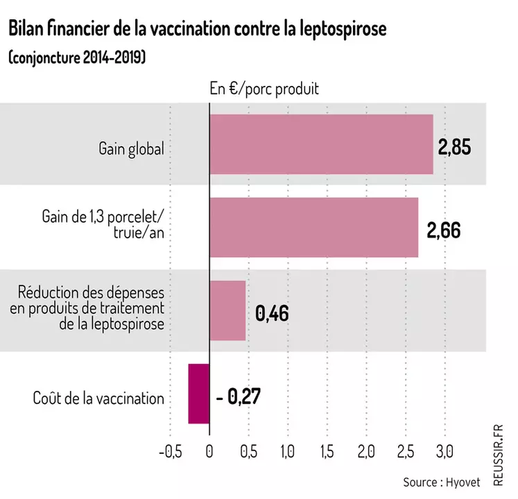 Un gain de près de 3 euros par porc grâce à la vaccination
