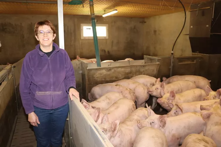 Claudine Chauveau. «Dans le contexte actuel, augmenter le poids des porcs à l’abattoir est économiquement intéressant, à condition que le TMP et l'indice ne se dégradent pas.»