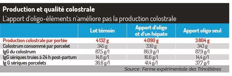 Cures d’oligo-éléments : cibler les truies à risque