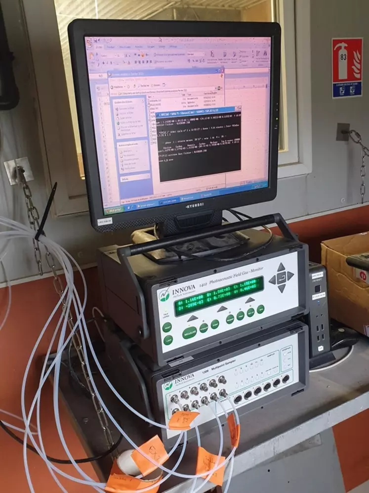 analyse de gaz en élevage de porcs