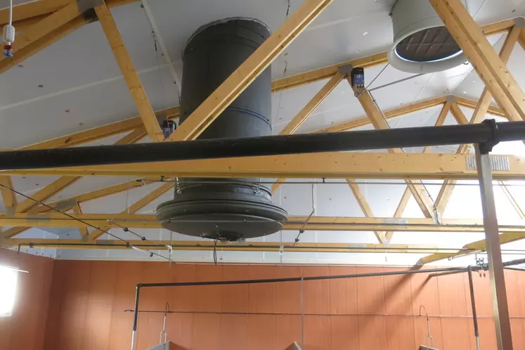 ventilation bâtiment porc
