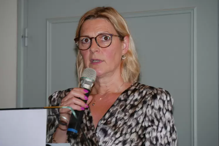 Carole Joliff, présidente du Comité régional porcin breton.