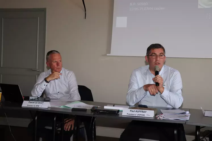 Pascal Le Duot, directeur d'Uniporc.
