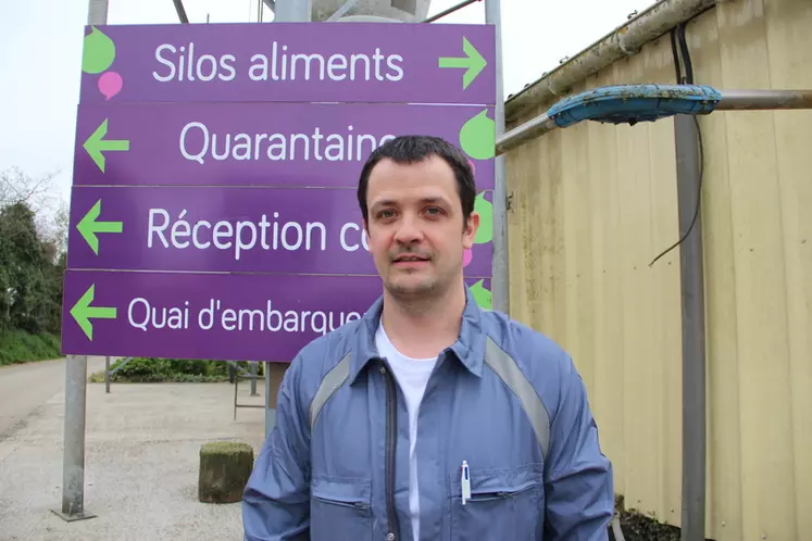 Benjamin Tréguer : « Les pesées de porcelets et les mesures d’ELD sont utiles pour suivre l’état du troupeau et valider les changements de conduite alimentaire. »
