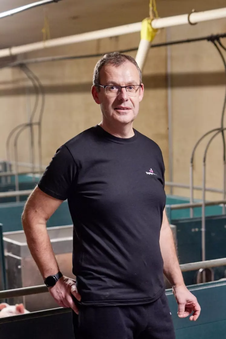 Thierry Bellec, responsable génétique Topigs Norsvin France. « Les objectifs de sélection du TN Tempo sont essentiellement basés sur les performances d’engraissement ...