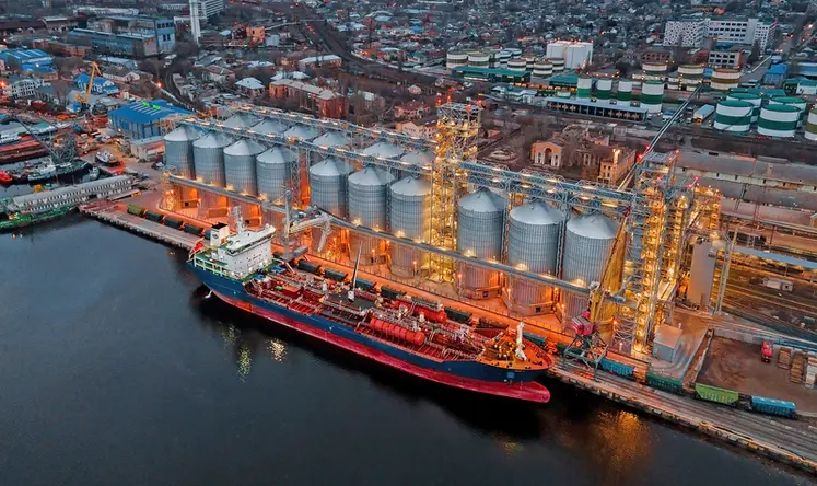 <em class="placeholder">Depuis septembre 2023, l’activitéà l’export du port d’Odessa est à nouveau très dynamique.</em>