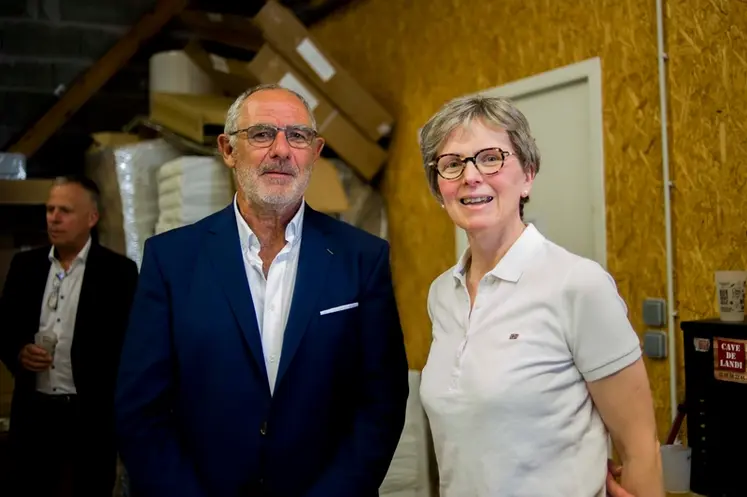<em class="placeholder">Daniel Bellec et Nathalie Rault, Porc Armor Évolution.</em>