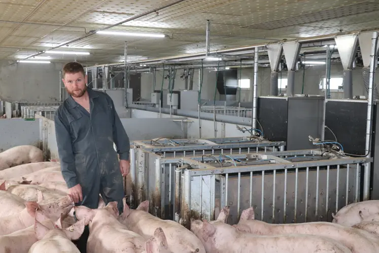 <em class="placeholder">Romain Robert, EARL de la Barre : « le BRS nous fait gagner 25 hectares de plan d’épandage. »</em>