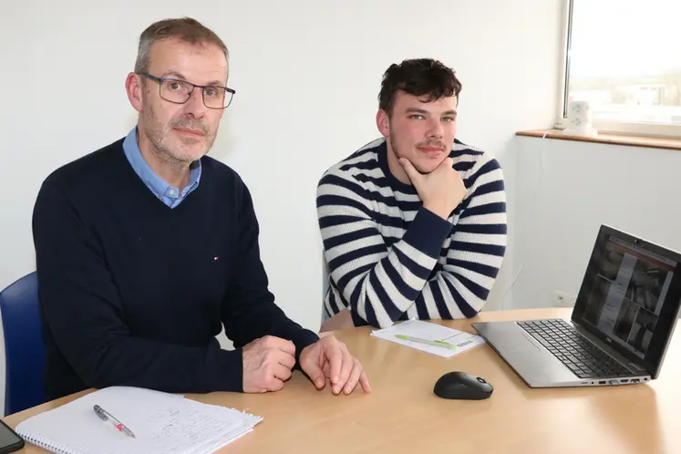 <em class="placeholder">Thierry Bellec et Loris Moraine, de Porc Armor Evolution : « Cet état des lieux permet de lever le frein technique du passage aux truies en liberté. Malgré le surcoût de ...</em>