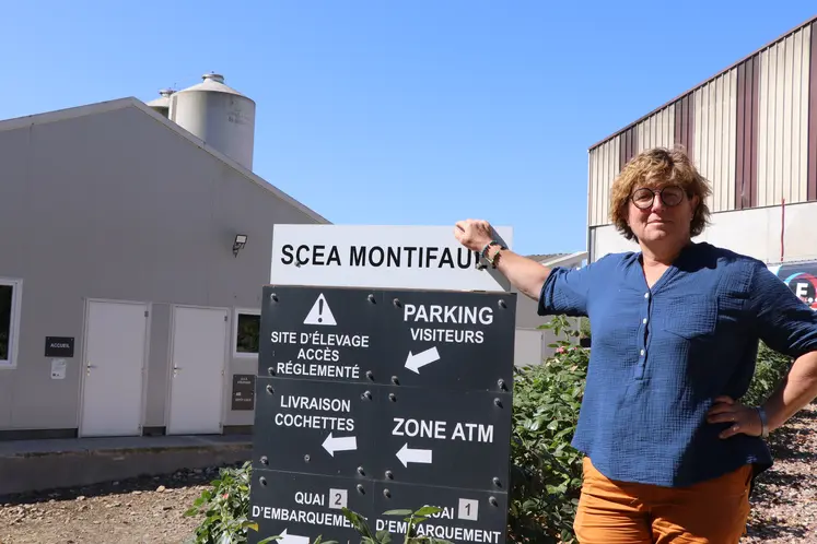 Sylvie Roudaut, éleveuse de porcs en Ille et Villaine
