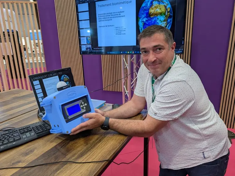 <em class="placeholder">Patrice Monot, directeur commercial Calopor. « L&#039;éleveur peut également intervenir sur le niveau d&#039;intervention de ce dispositif spécifique. »</em>