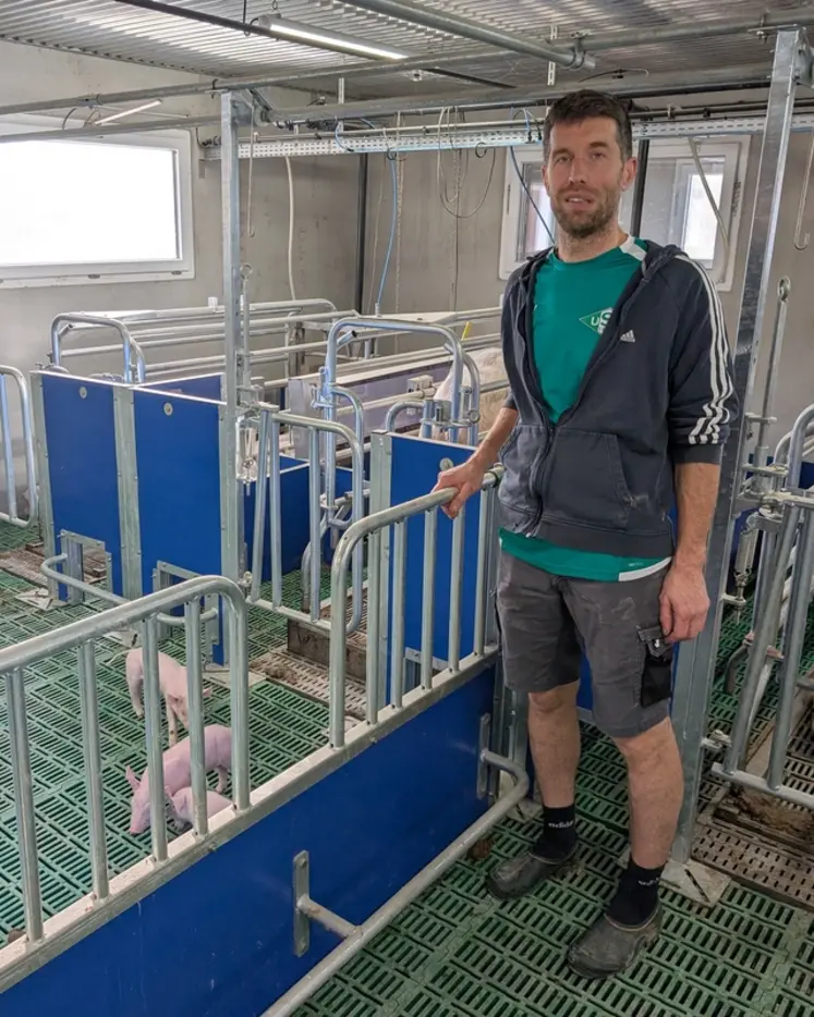 <em class="placeholder">Vincent Lebret, SCEA La Chapelle : « Aujourd’hui, si tu ne penses pas au bien-être animal quand tu construis un bâtiment, tu prends des risques.»</em>