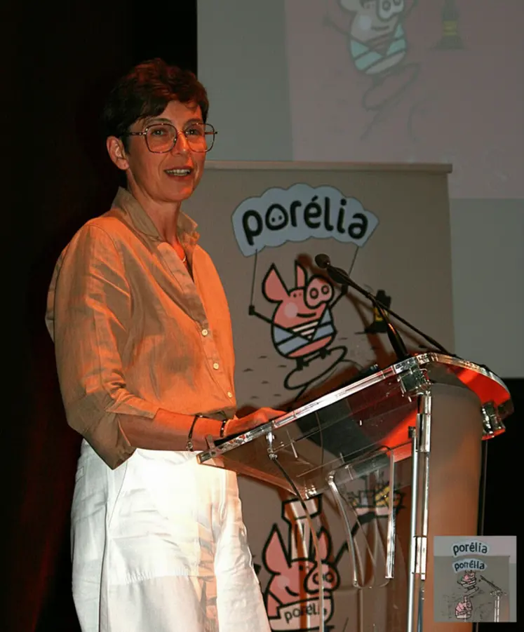 <em class="placeholder">Morgane Rannou, présidente de Porélia</em>