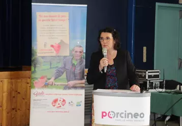 « Nous devons encore davantage inciter le consommateur à acheter français » a souligné Chrystèle Amiaud, la présidente du groupement porc Porcineo..