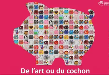 Cinquième édition "de l'art ou du cochon" en Bretagne sur le thème des Jeux olympiques