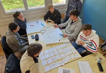 <em class="placeholder">L’animation d’ateliers participatifs avec des éleveurs a permis d’imaginer et de se projeter dans une nouvelle génération de bâtiment.	IFIP</em>