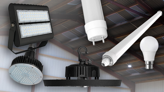 Projecteur LED 50 W - Eclairage des bâtiments agricoles