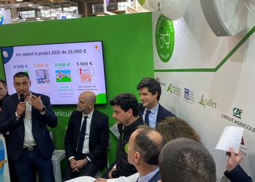 Jean-Michel Blanquer et Julien Denormandie au salon de l'agriculture