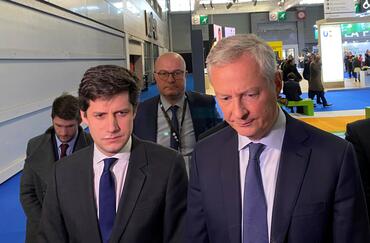 Julien Denormandie et Bruno Le Maire au salon de l'agriculture