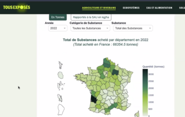 carte géophyto de Générations futures