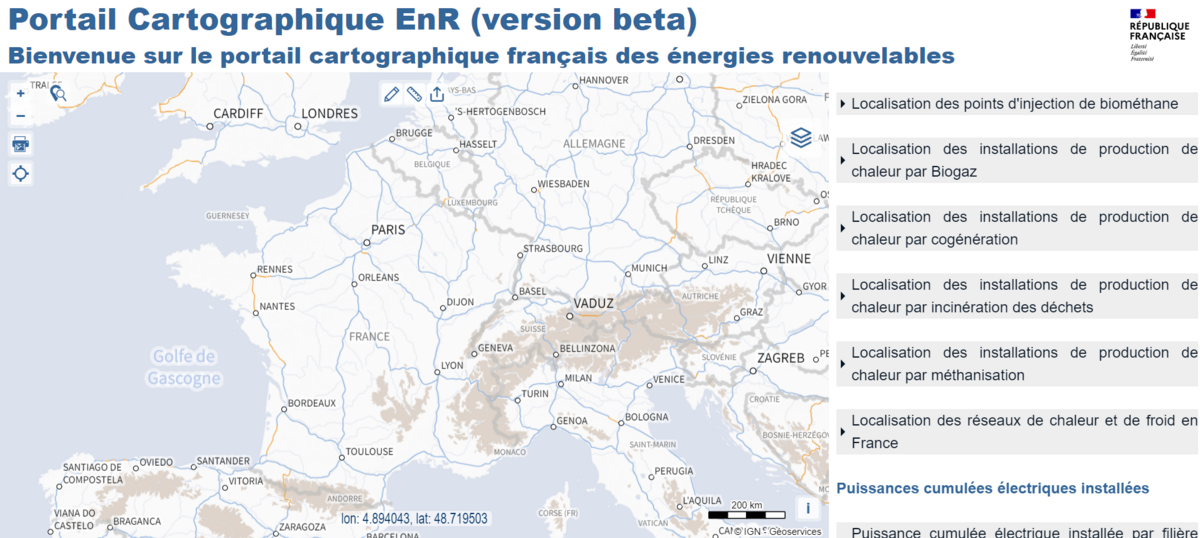 Energies Renouvelables : Lancement D’un Portail Cartographique Des ...