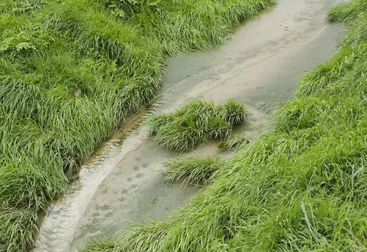 fossé inondé