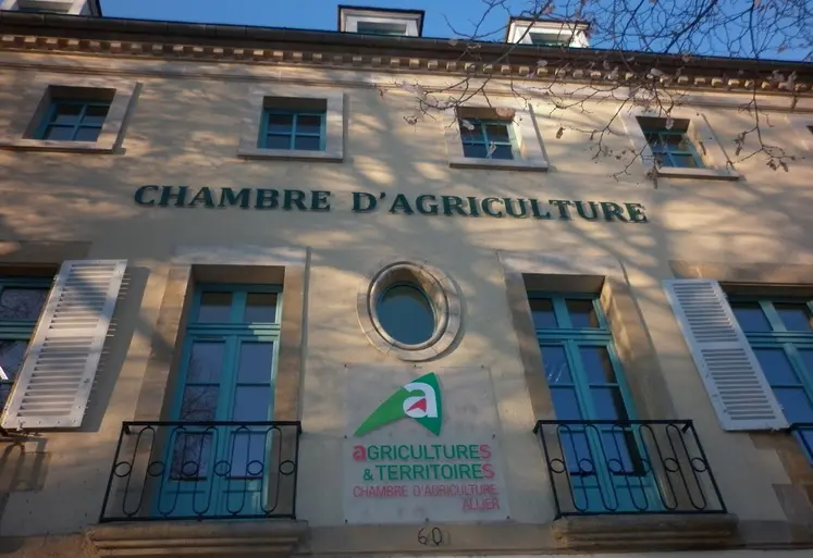 photo du bâtiment de la chambre d'Agriculture de l'Allier à Moulins