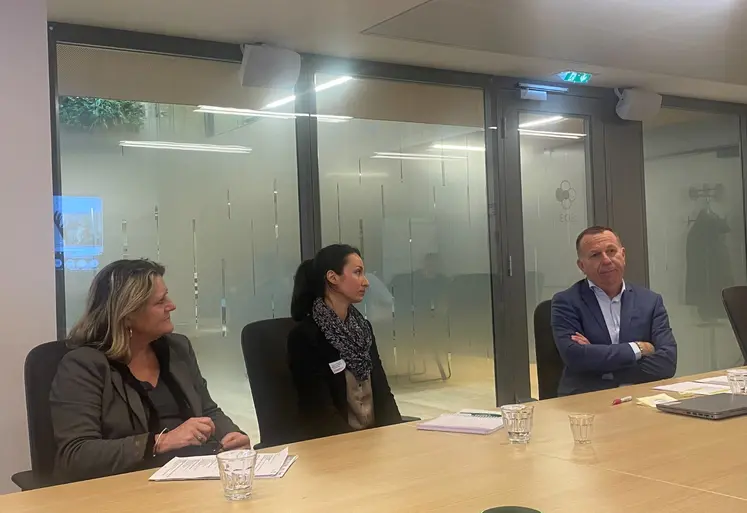 Philippe Manry, directeur général de Sanders, et Soazig Di Bianco, enseignant-chercheur en sociologie à l’Esa d’Angers.