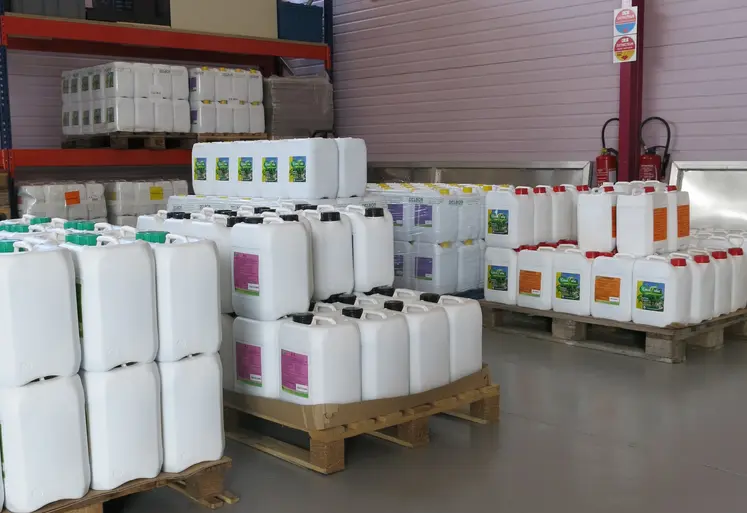 Local de stockage de produits phytosanitaires