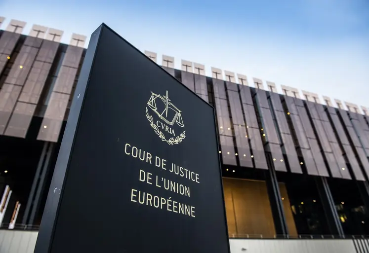 Façade de la Cour de justice européenne